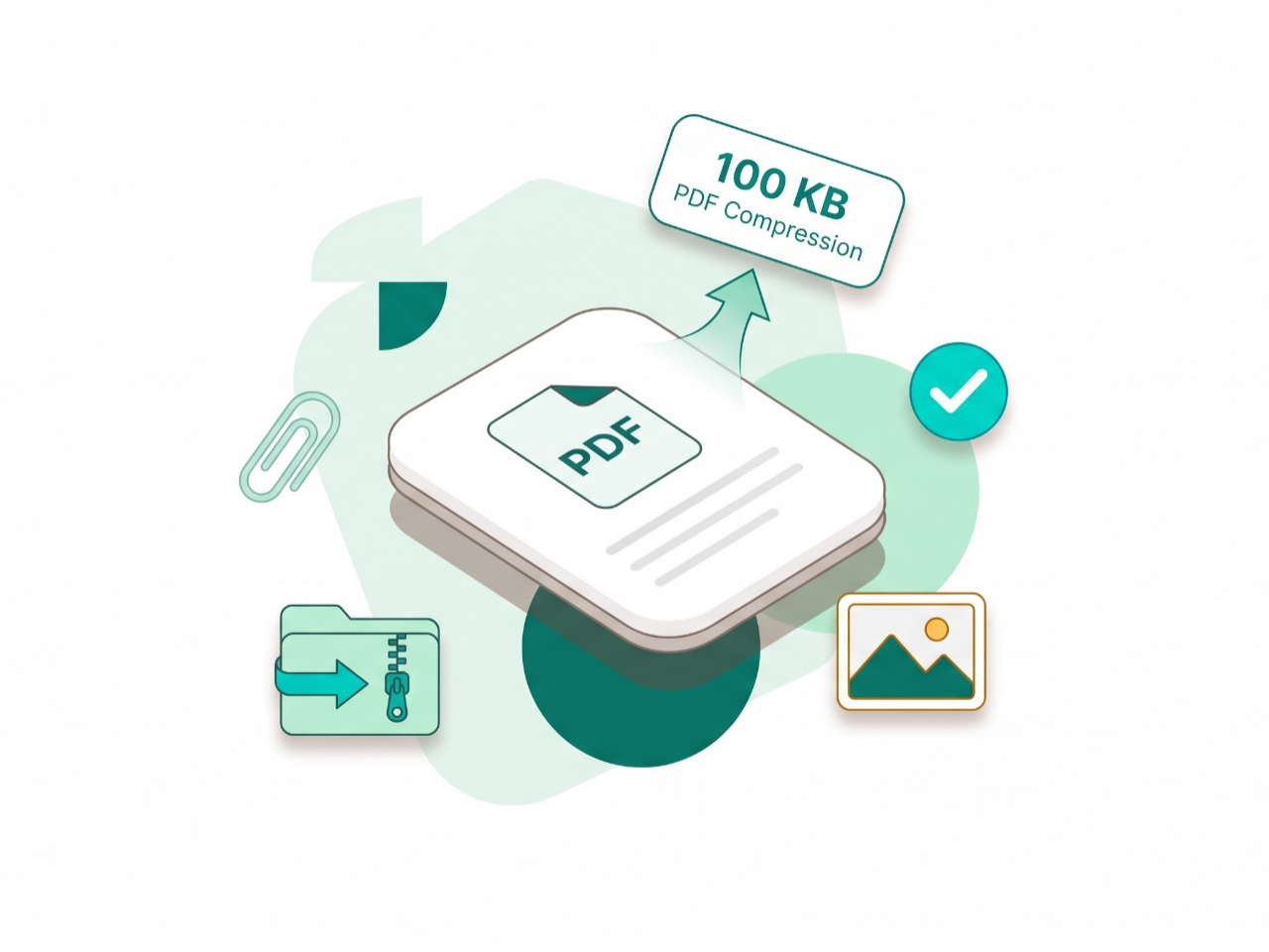 100 KB PDF compression